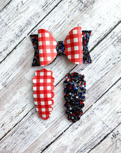 Cargar imagen en el visor de la galería, Patriotic Bows & Snaps