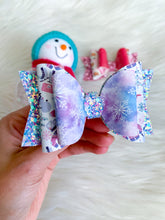 Load image into Gallery viewer, Faux Leather Winter/Holiday Bows