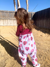 Load image into Gallery viewer, Love Monster Bubble Romper RTS