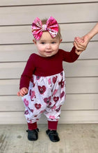 Load image into Gallery viewer, Love Monster Bubble Romper RTS