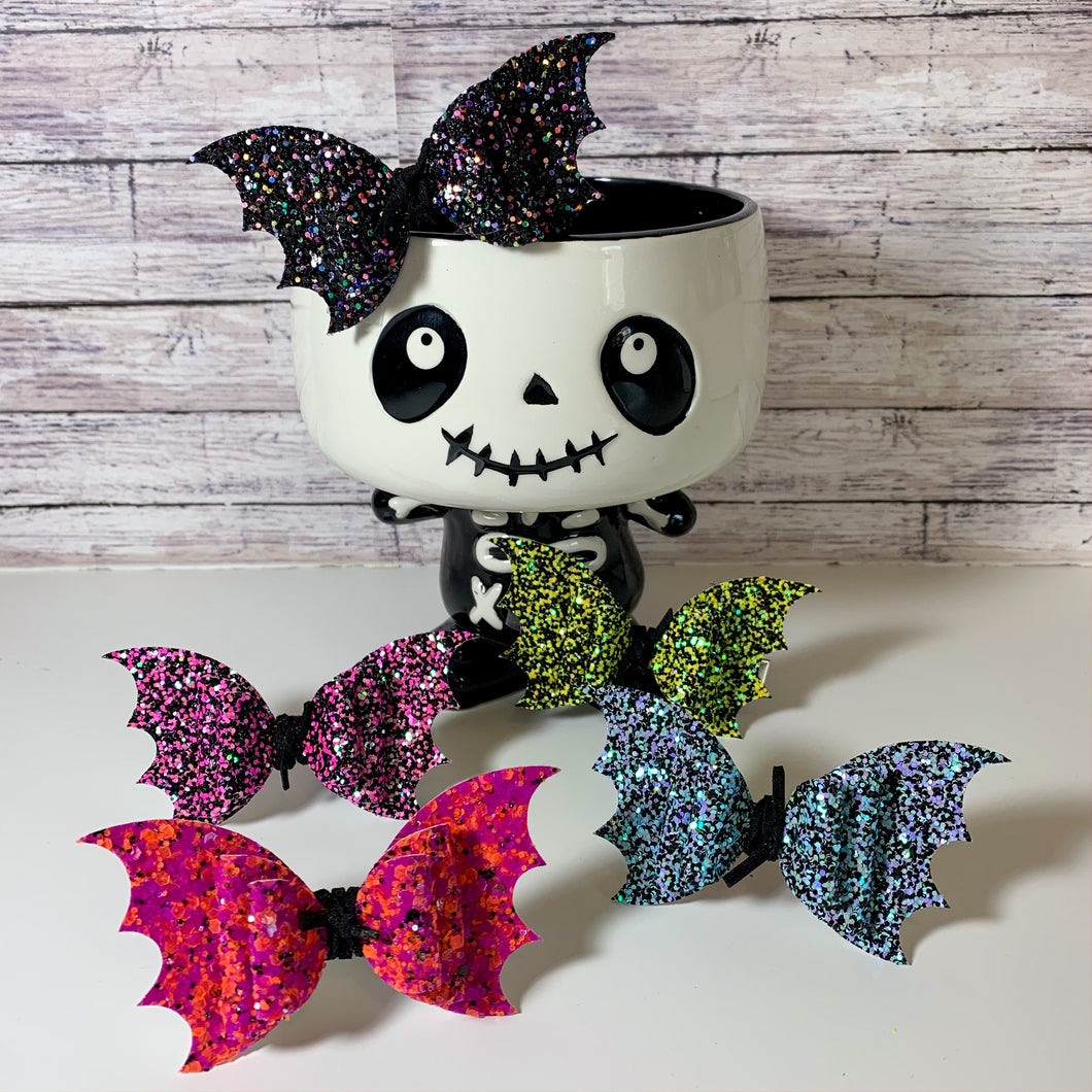 Glitter Bat Bows